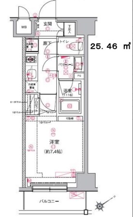 アルテシモシェルト(ARTESSIMO SCELTO)の物件間取画像